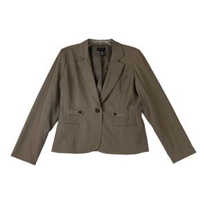 Ingredients Blazer Womens 12 Brown Business Casual Dark Academia‎ Old Money